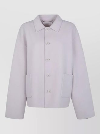 Extreme Cashmere maker number 427 collared coat front pockets