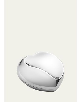Georg Jensen Heart Bonbonniere Large Stainless Steel Box