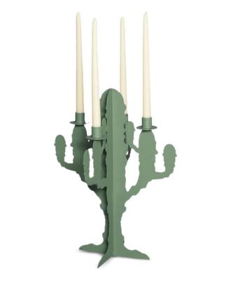 Arti & Mestieri cactus four-candle holder (44cm x 33cm) - Green