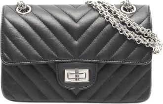 Chanel Pre-owned 2.55 Calf Shoulder Bag - - Pre-owned - Donna - Nero - ONE SIZE
