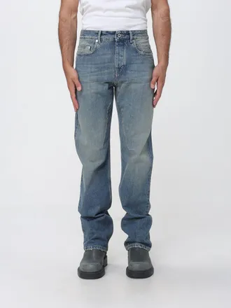 Rick Owens Rick Owens DRKSHDW Jeans Fog regular fit in denim di cotone