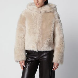 Arma Bianca reversible alabaster zip-up jacket