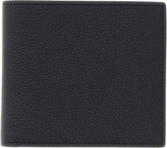 Thom Browne Black Pebbled Leather Bifold Wallet