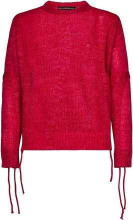 Andersson Bell Magenta Mohair Crew-Neck