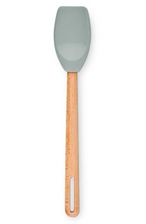 LE CREUSET Signature Silicone & Wood Spatula Spoon in Sea Salt at Nordstrom