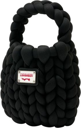 Charles Jeffrey Loverboy Unisex Marshmallow Mini Bag Black Synthetic