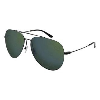 Gucci Aviator Zonnebril - Heren - Zonnebrillen - Zwart - 60 MM - Nylon - Accessoires