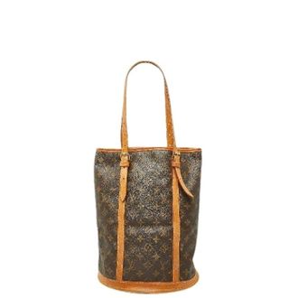 Louis Vuitton Pre-owned Bucket Bags, female, Brown, Size: ONE SIZE Pre-owned Monogram Tote Bag