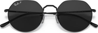 Ray-Ban Rb 3565 Jack Zonnebrillen - unisex - Zonnebrillen - Zwart - 55 MM - Accessoires