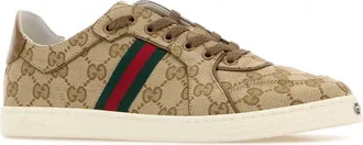 Gucci Womens Gg Canvas Stretch Sneakers Vintsandcashewvrv