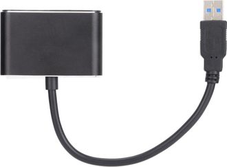 OEM Adaptador Usb 3.0 A Hdmi/vga, Compatible Con Modo Extendido, Convertidor De Pantalla Full Hd, Plug And Play Con Instalaci&oacute;n De Controlador, Compatible