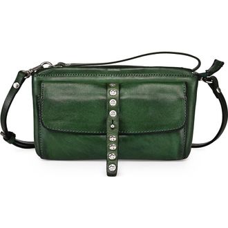 OLD TREND Monarda Genuine Leather Structured Convertible Crossbody in Green at Nordstrom