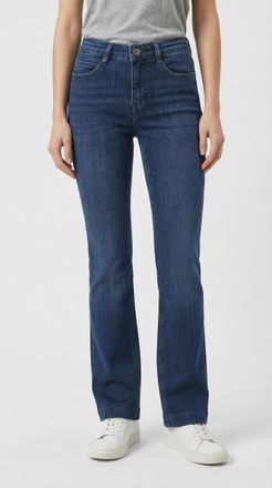MAC Broeken Bootcut-Jeans MAC BOOT, Damen, Gr. 36, L&auml;nge 30, chic indigo, Denim/Jeans, Obermaterial: 91% Baumwolle, 7% Elastomultiester, 2% Elasthan, bootcut fit 