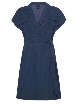 Protest Strandkleid PROTEST Kleid NXGARRETI, Damen, Gr. XS, EURO, blau (deep seablau), Obermaterial: 100% Polyester PES., Kleider Strandkleid