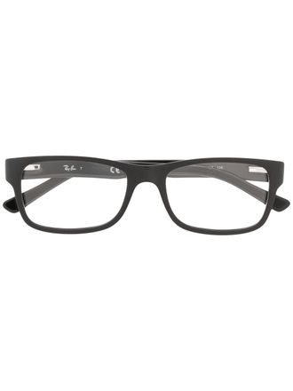 Ray-Ban square frame glasses - unisex - Acetate - 50 - Black