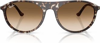 Ray-Ban Brown Gradient Pilot Unisex Sunglasses RB2215 143151 59
