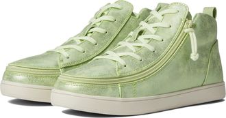 Billy Footwear Sneaker Lace Mid Top, Cucumber Green, 9 Wide