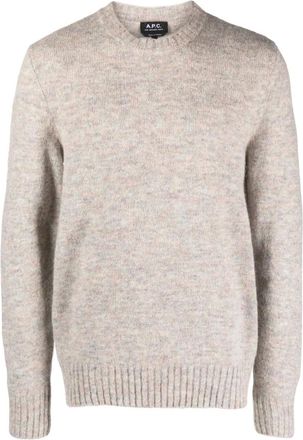 A.P.C. A.p.c., Heren, Truien, Grijs, Maat: S
