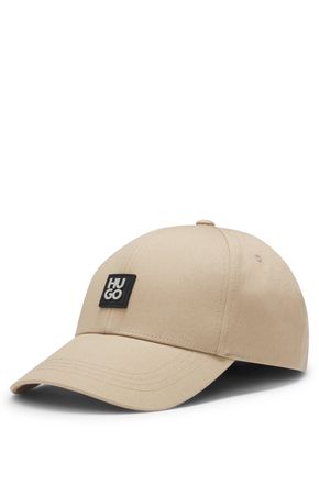 HUGO BOSS Baseball Cap HUGO Jake ME, Herren, medium beige 269, Twill, Baumwolle, unifarben, Caps Baseball Cap, aus Baumwoll-Twill