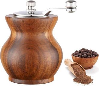OEM Molinillo Pimienta, Molinillo Pimienta Manual Cl&aacute;sico Madera Cocina, Molinillo Pimienta Manual Madera Acr&iacute;lico Manivela, Grado Molienda Ajustable