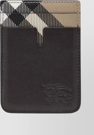 Burberry wallet and cardholder contrast stitching detail