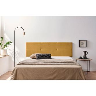 Moonia Cabecero Tapizado Alma Acualine 90x50x5 Cm - Mostaza Moonia