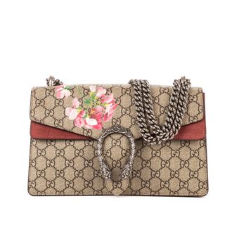 Gucci Pre-owned Womens Blooms Dionysus Small Shoulder Bag - Beige - One Size