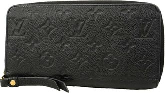 Louis Vuitton Noir Long Wallet (Bi-Fold) (Pre-Owned)