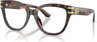 Dolce & Gabbana Elegante bril met Italiaanse stijl - unisex - Brillen - Bruin - ONE Size - Accessoires
