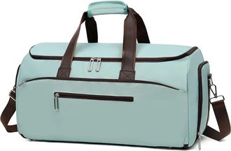 Generic Compatible For Men Travel Duffle Suit Bag With Shoes Pack Training Carry On Weekend Outdoor Hiking Swimming Handbag(Green)