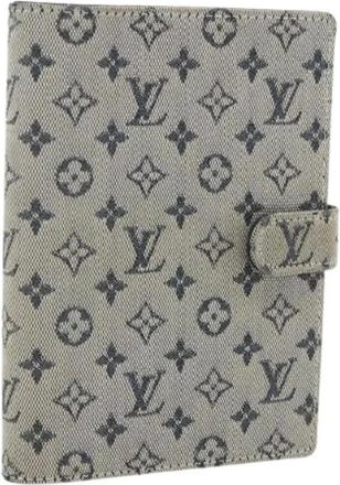 Louis Vuitton Pre-owned Accessories, female, Blue, Size: ONE SIZE Pre-owned Canvas Home-Office