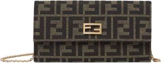 Fendi Clutch H26 - Dames - Schoudertassen - Bruin - ONE Size - Tassen