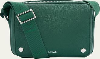 Loewe Mens XS Pebble Leather Messenger Bag