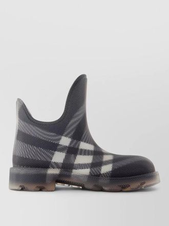 Burberry marsh low ankle boots rubber check