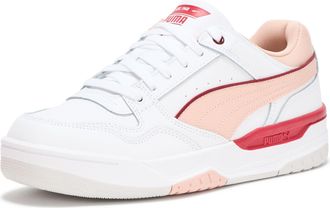 Puma Womens Rebound Retro Shoes, White-Rose Quartz-Feather Gray, 5.5, White-rose Quartz-feather Gray, 8.5 UK