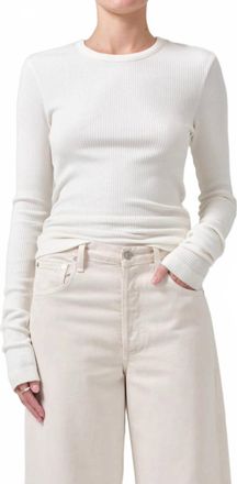 Citizens Of Humanity Bina Crewneck Sweater In Pashmina