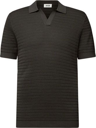 Drykorn Drykorn, Polo Shirts, male, Brown, Size: 2XL Polo Braian Knit Struktur