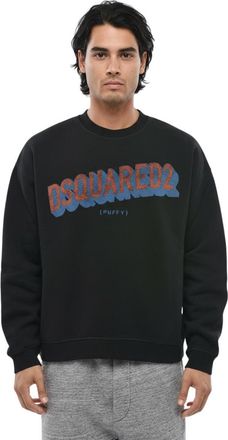 Dsquared2 Black Graphic Logo Sweatshirt