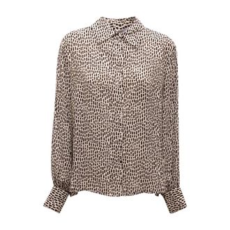 Emma & Gaia Overhemden, Dames, Beige, S, 35C505 Shirt