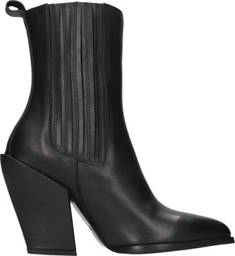 Pixy Pixy - Beatles Enkellaars - Dames - Schoenen - Zwart - Maat: 41 EU Leer