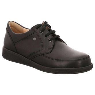 Finn Comfort Edmonton Leather Mens Lace up Shoes - Black - Size:UK 12