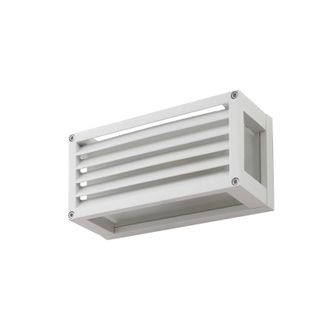 Lucande Lucande - L&aacute;mpara De Pared Exterior aurelien En Blanco Aluminio