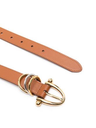 Chlo&eacute; Leather Belt - Tan