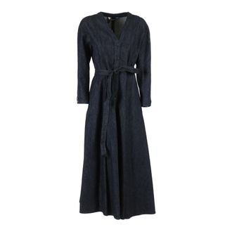 Max Mara Abito Ambra - female - Max Mara - Midi Dresses - Blue - XS - Dresses