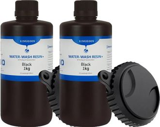OEM Resina Para Impresi&oacute;n 3d, Lavable Con Agua, Impresiones De Alta Calidad, 2 Kg, Color Negro