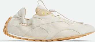 Bottega Veneta Orbit Flash Sneaker - White - Woman - 36 - 80% Calfskin & 20% Polyester