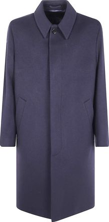 Lardini Single-Breasted Coats - Heren - Mantel - Blauw - 2XL - Jassen