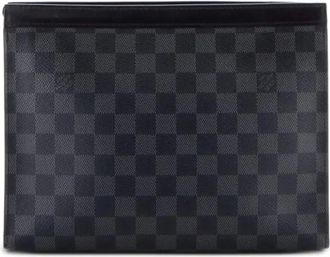 Louis Vuitton Pochette Voyage Damier Graphite MM clutch bag - Zwart