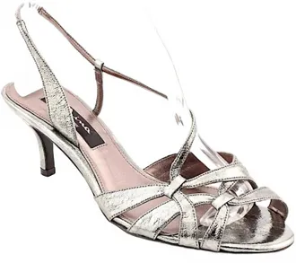 Nina Womens Cyprana Heel In Grey Crinkle