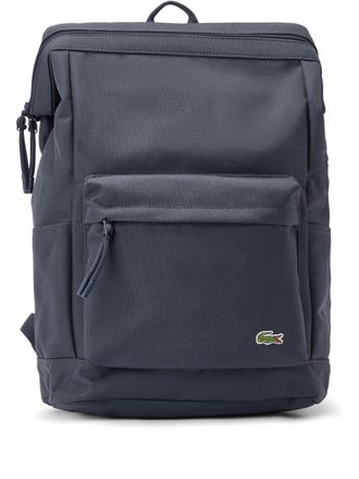 Lacoste logo-patch backpack - men - Polyester - OS - Blue